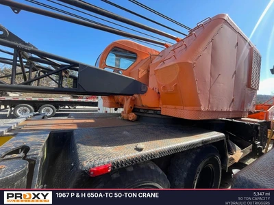 Used 1967 P & H 650A-TC 50-TON CRANE Truck-Mounted Cranes Pennsylvania US | Proxy Equipment #1384956