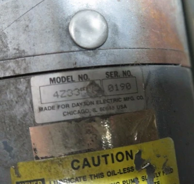 USED Dayton SoundProof Vacuum Pump Chamber Noise Enclosure