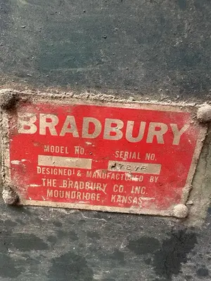 Used BRADBURY _UNKNOWN_ Upenders / Down-Enders Ohio US | Surplus Asset Holdings #1207032
