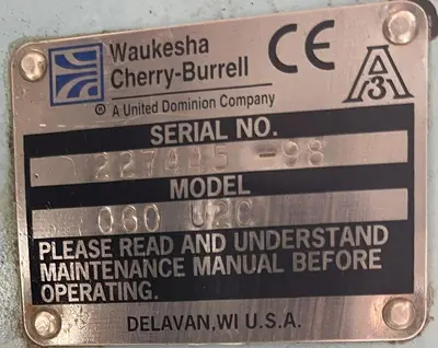 USED WAUKESHA CHERRY-BURRELL 060 U20