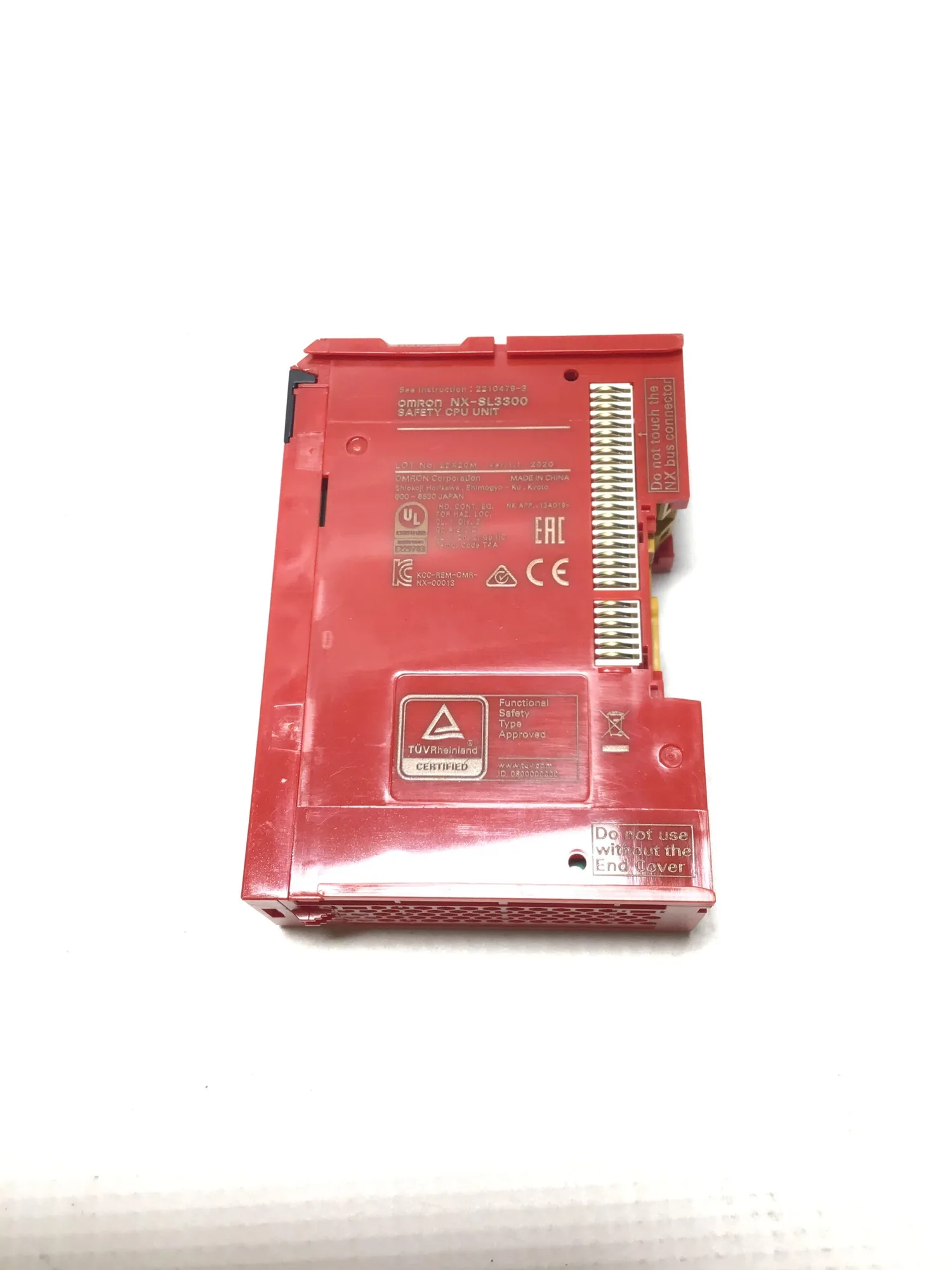 Omron NX-SL3300 Safety CPU Unit Programmable Logic Controller Module