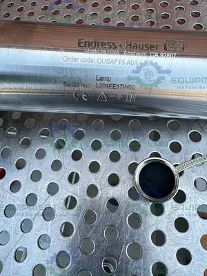 USED ENDRESS+HAUSER OUSAF13-A0A BUBBLE DETECTION SENSOR W/ WEDGEWOOD SENSOR