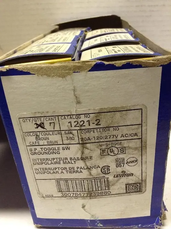 New | in-Stock LEVITON 1221-2 Miscellaneous Equipment (Electrical & Power) | Surplus Asset Holdings #1188751