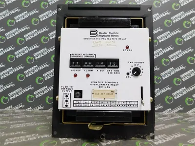 Basler Electric BE1-46N G1E B8P B3A0F SS Pro Neg Seqence Overcurrent Relay Used