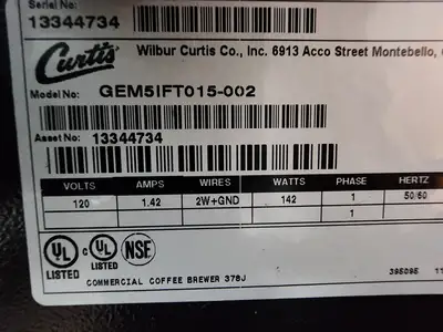 Used Curtis Used Curtis GEM5IFT015-002 Coffee Pods Warmer W/2 Server Decanters Coffee Equipment Illinois US | Falcon Restaurant Supply #1376732