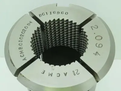 ACME 2.094 Serrated Grip Collet 2-3/32" x 2-5/8" Round BCI 16960