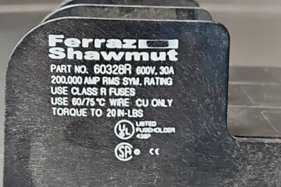 Ferraz Shawmut 60328R FUSEHOLDER. Loc4B23