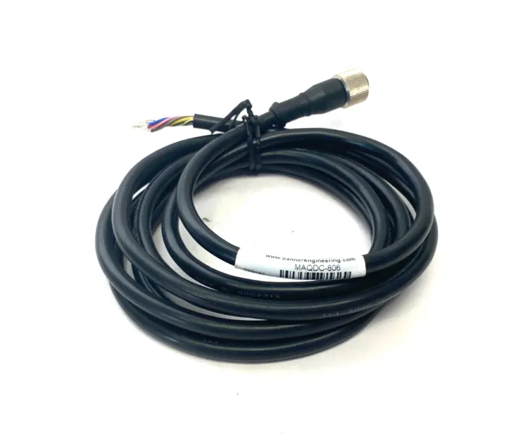 Used BANNER ENGINEERING SINGLE ENDED CORDSET M12 8-PIN Cable & Wire | Maverick Industrial Sales #1113332