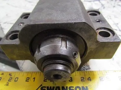 Mori Seiki SL 200 Z Axis Ballnut & Ballscrew W/Servo Motor Housing CNC Lathe