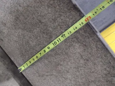 96" X 48" X 16" HERMAN GRANITE SURFACE PLATE W/ STAND: STOCK #23472