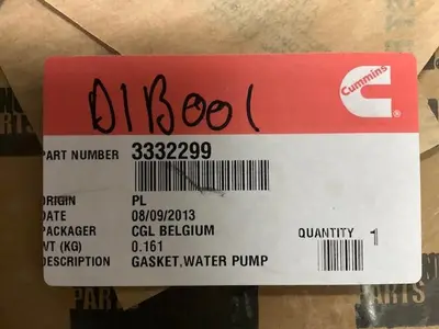 Cummins Water Pump Gasket PN 3332299