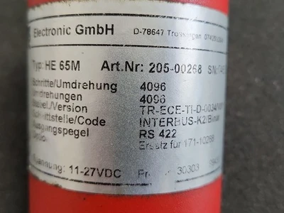 USED TR ELECTRONIC 205-00268