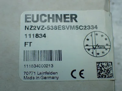 New | in-Stock EUCHNER NZ2VZ538ESVM5C2334 Relays & Switches | HGR 24 #739531