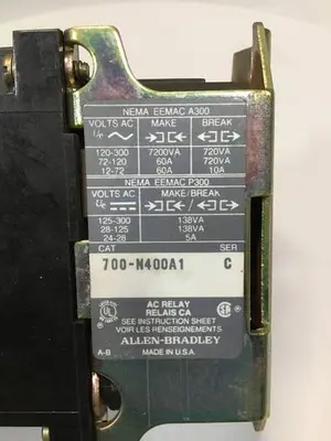 USED ALLEN BRADLEY 700-N400A1
