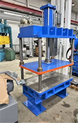 100 Ton Custom Press • Used Custom 4-Column Press