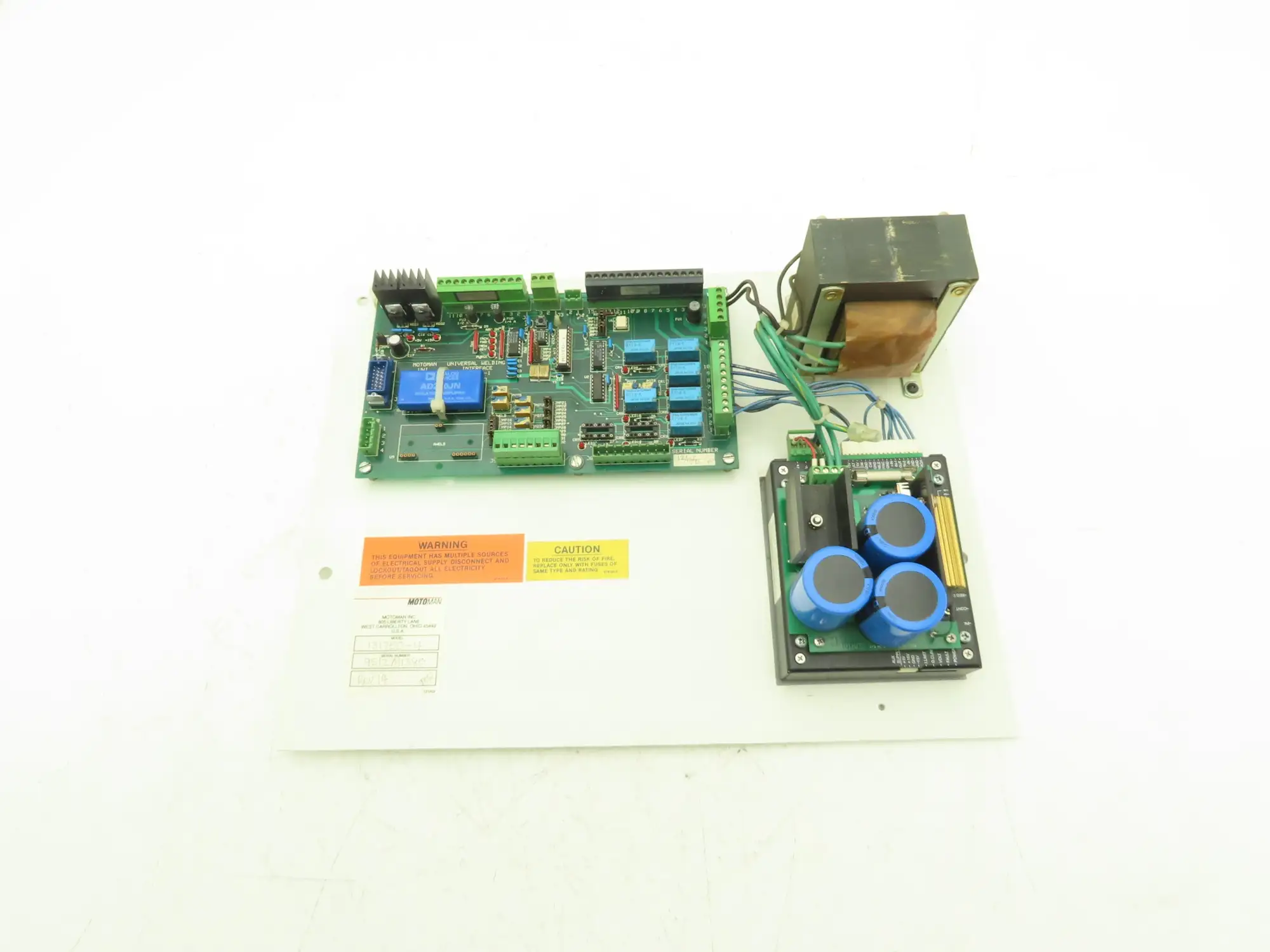 Yaskawa Motoman 131750-4 Robotic Welder Controller UWI Interface Rev B
