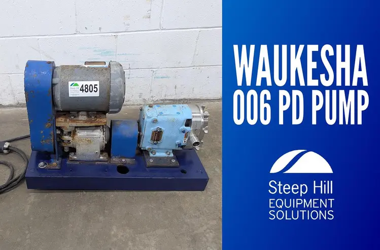 Used WAUKESHA CHERRY-BURRELL 006 Positive Displacement Pumps | Steep Hill Equipment Solutions #772677