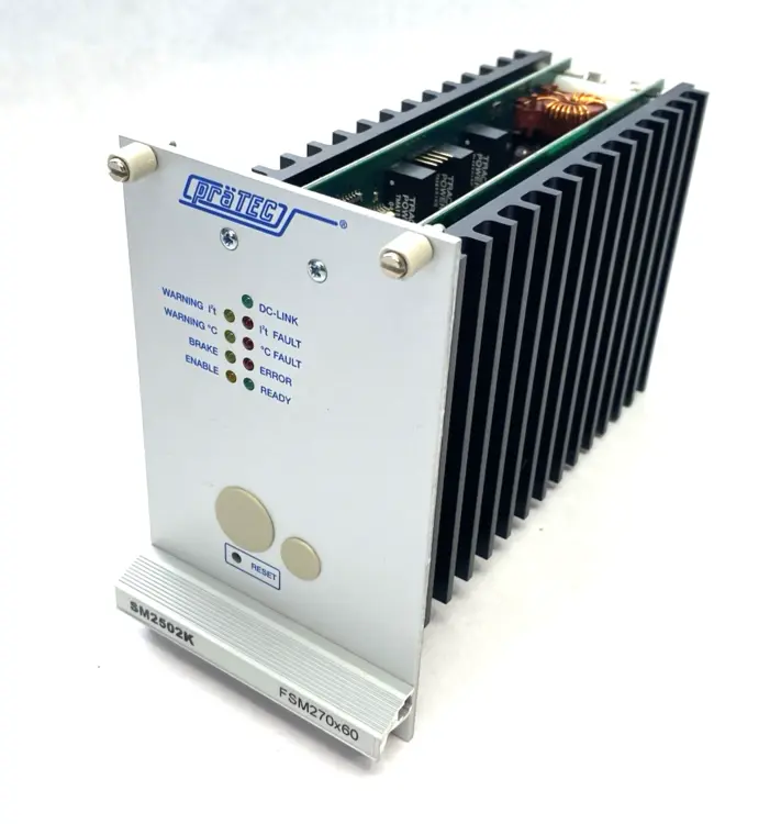 Used praTEC Single-Axis Servo Amplifier Motor Control Unit Servo Drives Michigan US | Maverick Industrial Sales #1398214