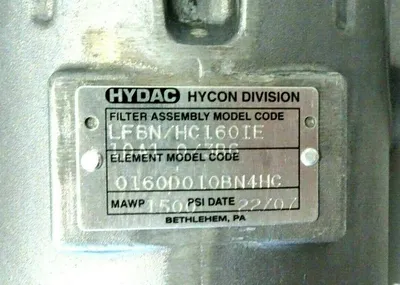NEW HYDAC 02058193 IN-LINE FILTER