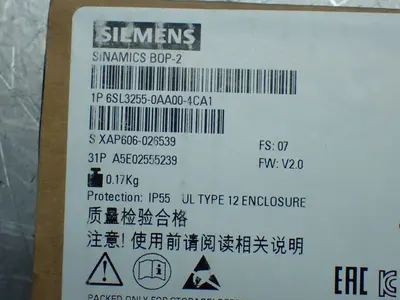 NEW SIEMENS 6SL32550AA004CA1