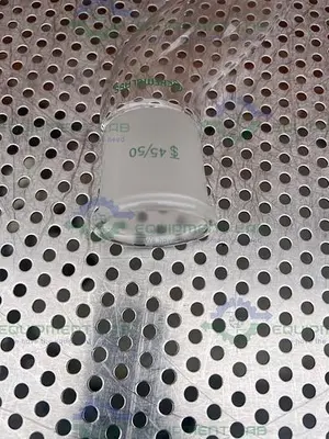 NEW CHEMGLASS CG-1033-45 OFFSET ADAPTER 45/50 JOINT, 270MM H X 75MM W