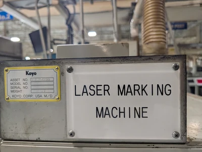 Koyo Laser Marking Machine