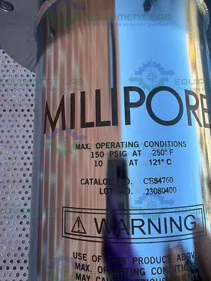NEW MILLIPORE 316L STAINLESS STEEL 150 PSIG CARTRIDGE FILTER HOUSING CAT# CES4760