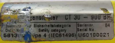 USED LEUNZE CT30-900 BH LIGHT CURTAIN RECEIVER AND TRANSMITTER CT30900BH