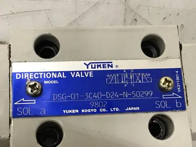 USED YUKEN DSG-01-3C40-D24-N-50299