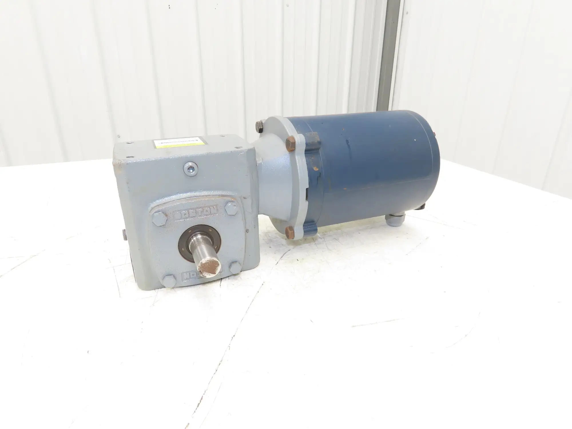 Leeson C4T17NC46A Gearmotor 30:1 Boston Gear Reducer 58rpm .5Hp 230/460V 56C LH