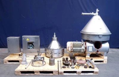 Westfalia MSE 140-06-777 whey clarifier centrifuge, 316SS.