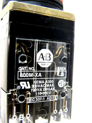 ALLEN BRADLEY 800MR-NX2Q SELECTOR SWITCH SERIES A 800MRNX2Q NEW, SURPLUS