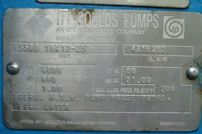 USED Goulds 5500