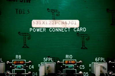 USED GENERAL ELECTRIC 531X122PCNAJG1 POWER CONNECT CARD