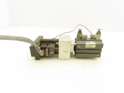 Fabco GTND-032-035-V Pneumatic Tooling Cylinder 35mm Stroke w/Toolplate Cutter