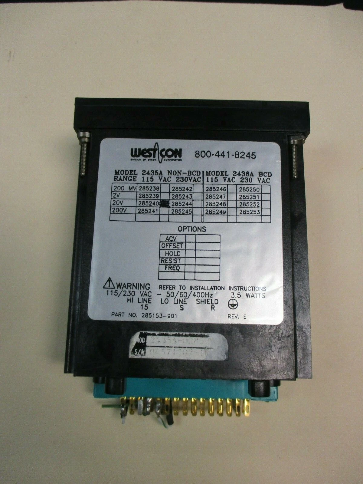 USED Westcon 2435A-0285240