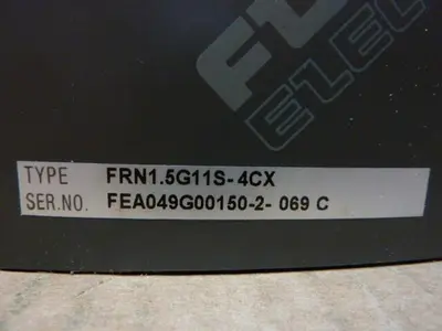 USED FUJI ELECTRIC FRN1.5G11S-4CX