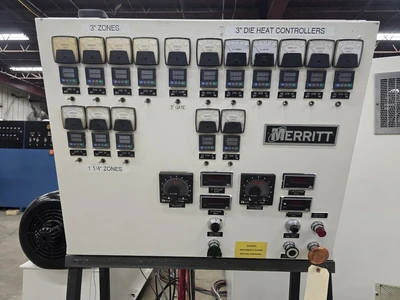 3" Merritt Davis Extruder Co Extrusion System with 1.25" Merritt Co-Extruder