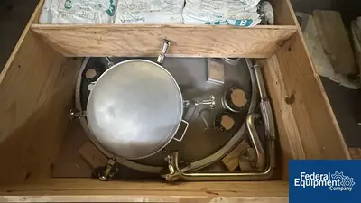 USED De Dietrich 3,000 Liter DeDietrich Glass Lined Reactor, 34/90#