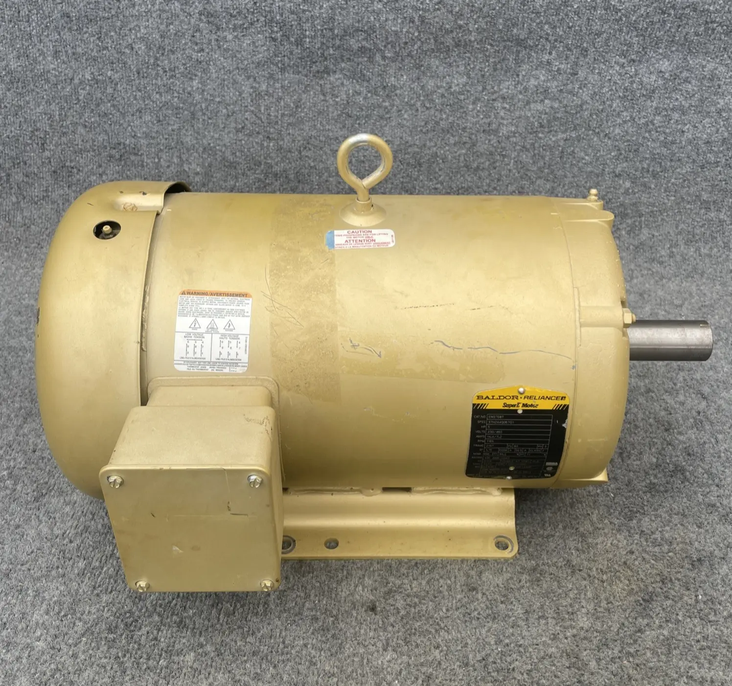Used Baldor EM3708T A.C. Motors California US | Davliegogo LLC #1729235