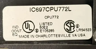 NEW GE FANUC IC697CPU772L