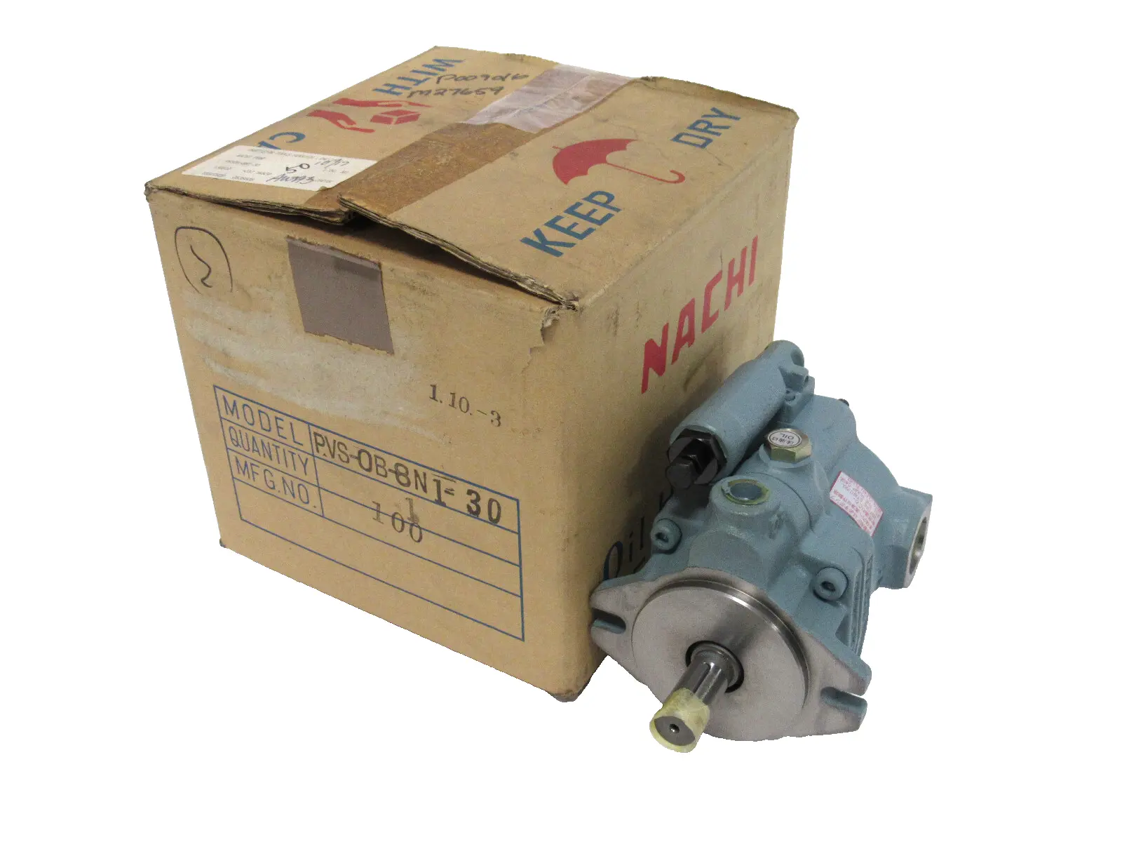 NEW NACHI PVS-0B-8N1-30 VARIABLE VOLUME PISTON PUMP PVS0B8N130