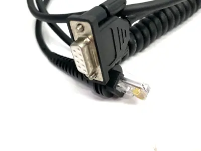 USED KEYENCE COMMUNICATION CABLE FOR HANDHELD CODE READER