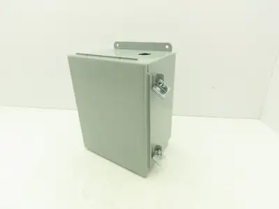 Hoffman A-10086CH Electrical Enclosure JIC Switch Panel Box 10x8x6" Wall Mount