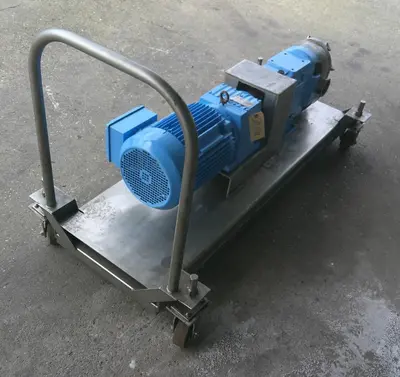 SPC9306  Pump 3" inlet Waukesha positive displacement pump Stainless Steel Contact Parts