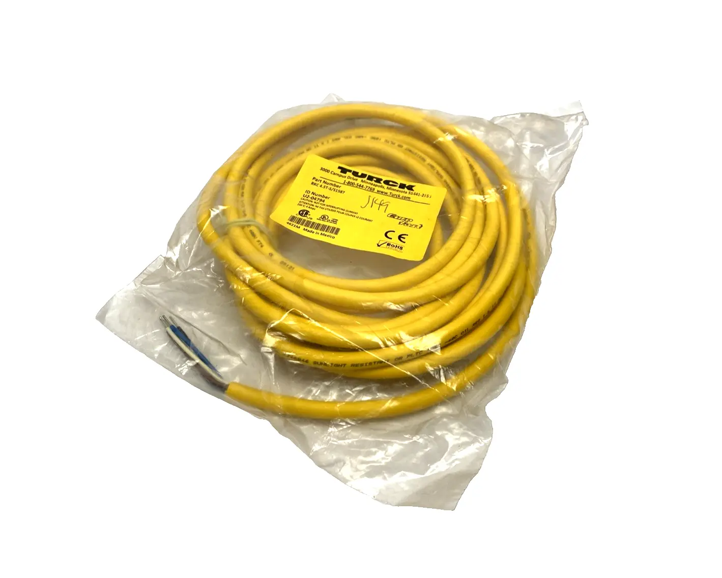 NEW TURCK U2-04794, RKC 4.5T-5/S1587