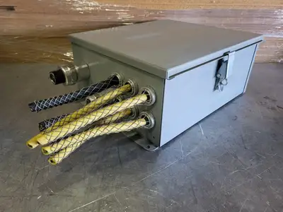 Electrical Enclosure 11"x13"x6.5" w/ Terminals and Wiring