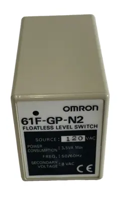 NEW OMRON 61F-GP-N2 LEVEL SWITCH AC120 61FGPN2