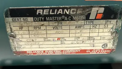 Used RELIANCE ELECTRIC B77C1493M-SH Industrial Controls Ohio US | Surplus Asset Holdings #1242494