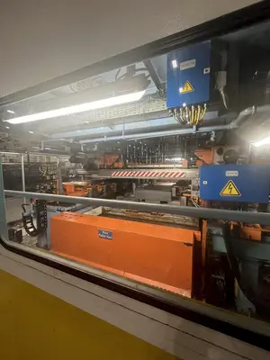 2500 Ton Schuler Model HZPUI Hydraulic Tandem Press Line - (4) 1250 Ton Schuler follow up Presses